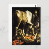 Caravaggio Umwandlung von St Paul Postkarte (Vorne/Hinten)