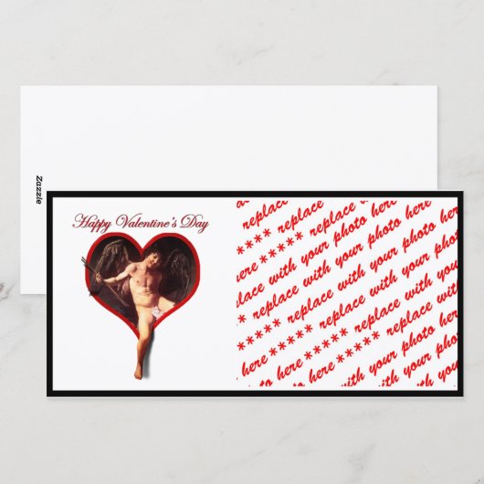 Caravaggio Valentinstag Feiertagskarte (Vorne/Hinten)