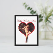 Caravaggio Valentinstag Feiertagspostkarte (Stehend Vorderseite)