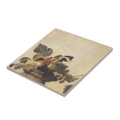 Caravaggios Korb der Frucht Fliese (Seite)