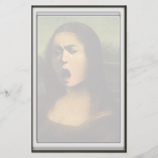 Caravaggios Mona Lisa Briefpapier (Vorderseite)