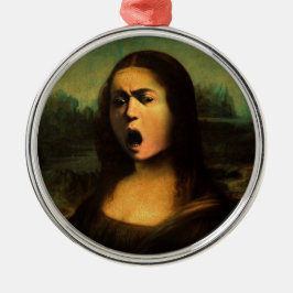Caravaggios Mona Lisa Ornament Aus Metall