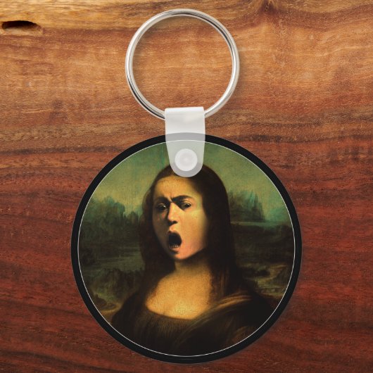 Caravaggios Mona Lisa Schlüsselanhänger (Vorderseite)