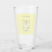 Caravan Art gifts - Liebe My Caravan Glas (Rückseite)