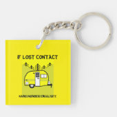 Caravan Art gifts - Liebe My Caravan Schlüsselanhänger (Rückseite)