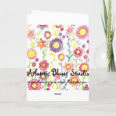 Caravan Art Greeting Card Karte (Rückseite)