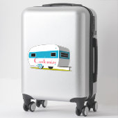 Caravan Camper RV Thunder_Cove Aufkleber (Koffer)