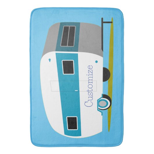 Caravan Camper RV Thunder_Cove Badematte (Vorderseite Vertikal)