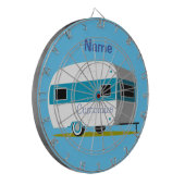 Caravan Camper RV Thunder_Cove Dartscheibe (Vorderseite Links)