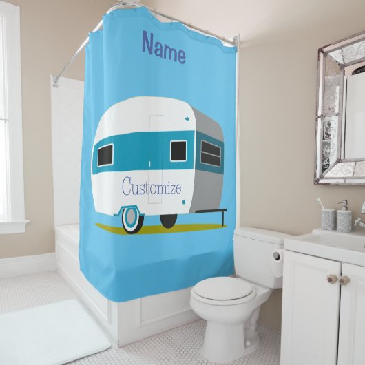 Caravan Camper RV Thunder_Cove Duschvorhang (Beispiel)