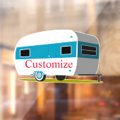 Caravan Camper RV Thunder_Cove Fensteraufkleber (Blatt 2)