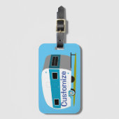 Caravan Camper RV Thunder_Cove Gepäckanhänger (Vorderseite Vertikal)