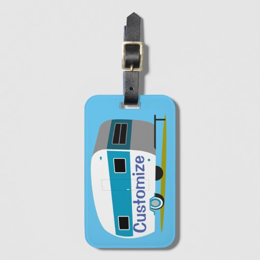 Caravan Camper RV Thunder_Cove Gepäckanhänger (Vorderseite Vertikal)