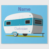 Caravan Camper RV Thunder_Cove Geschenkpapier (Flach)
