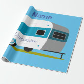 Caravan Camper RV Thunder_Cove Geschenkpapier (Ungerollt)