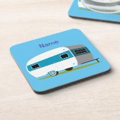 Caravan Camper RV Thunder_Cove Getränkeuntersetzer (Linke Seite)