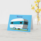 Caravan Camper RV Thunder_Cove Karte (Gelbe Blume)