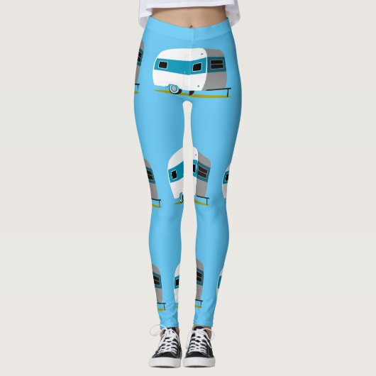Caravan Camper RV Thunder_Cove Leggings (Vorderseite)
