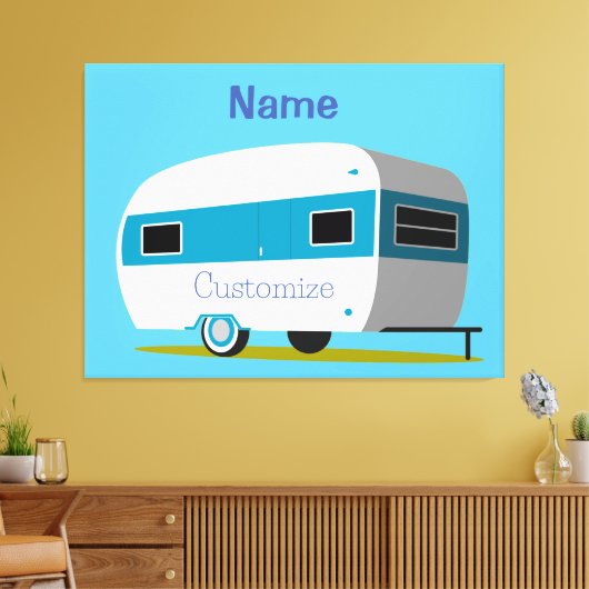 Caravan Camper RV Thunder_Cove Leinwanddruck (Insitu (Wohnzimmer))