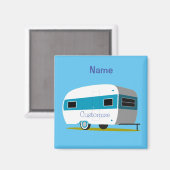 Caravan Camper RV Thunder_Cove Magnet (Vorderseite/Rückseite)