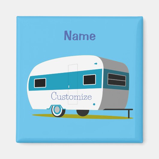Caravan Camper RV Thunder_Cove Magnet (Vorne)
