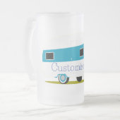 Caravan Camper RV Thunder_Cove Mattglas Bierglas (Vorderseite Links)