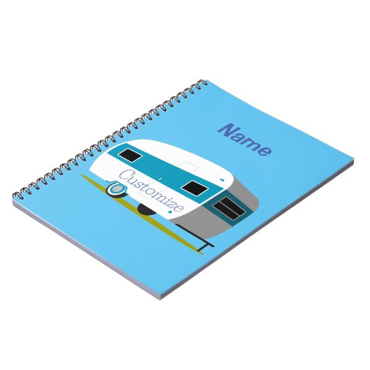 Caravan Camper RV Thunder_Cove Notizblock (Linke Seite)