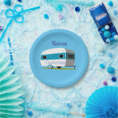 Caravan Camper RV Thunder_Cove Pappteller (Party)