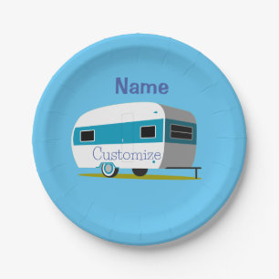 Caravan Camper RV Thunder_Cove Pappteller