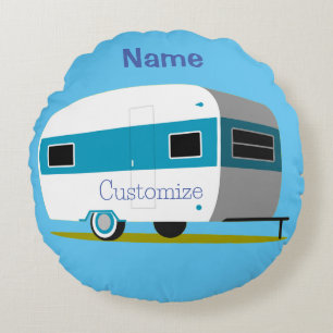 Caravan Camper RV Thunder_Cove Rundes Kissen