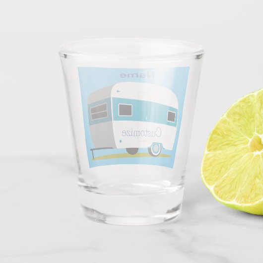 Caravan Camper RV Thunder_Cove Schnapsglas (Rückseite)