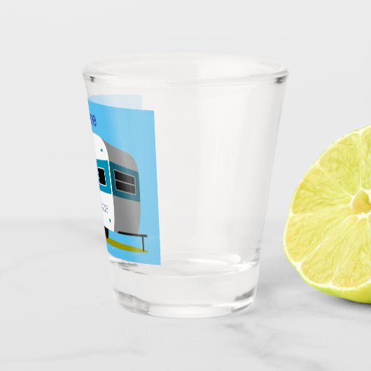 Caravan Camper RV Thunder_Cove Schnapsglas (Rechts)