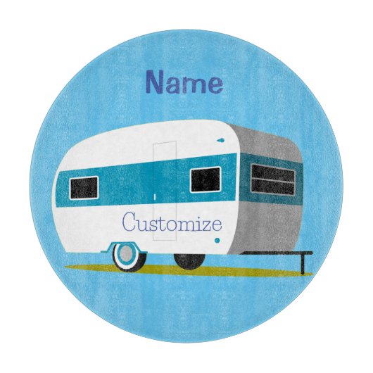 Caravan Camper RV Thunder_Cove Schneidebrett (Vorderseite)