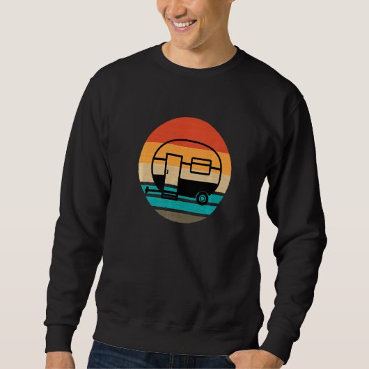 Caravan Camping Camping Sweatshirt (Vorderseite)