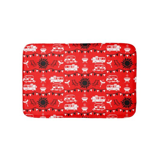 Caravan Camping Deco Badematte (Vorderseite)