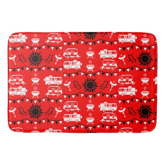 Caravan Camping Deco Badematte (Vorderseite)