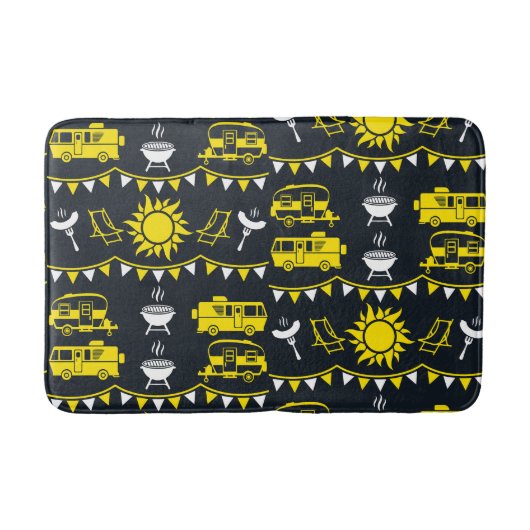 Caravan Camping Deco Badematte (Vorderseite)