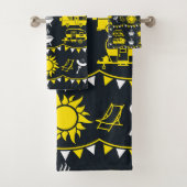 Caravan Camping Deco Badhandtuch Set (Insitu)