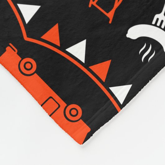 Caravan Camping Deco Fleecedecke (Ecke)