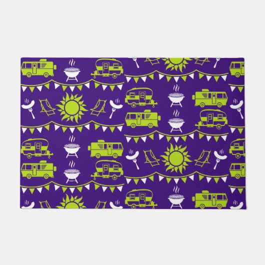 Caravan Camping Deco Fußmatte (Vorderseite)