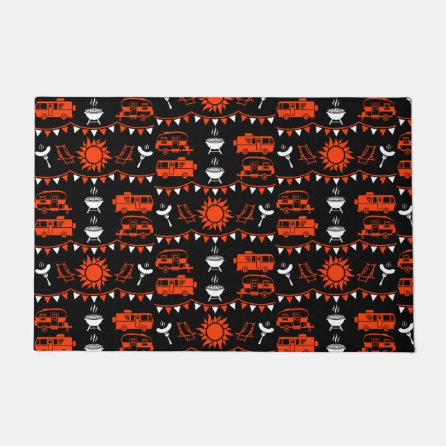 Caravan Camping Deco Fußmatte (Vorderseite)