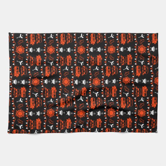 Caravan Camping Deco Geschirrtuch (Horizontal)