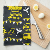 Caravan Camping Deco Geschirrtuch (Viertel Falte)