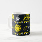 Caravan Camping Deco Kaffeetasse (Vorderseite Links)