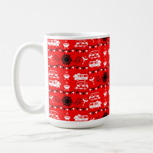 Caravan Camping Deco Kaffeetasse (Links)