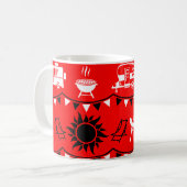 Caravan Camping Deco Kaffeetasse (Vorderseite Links)