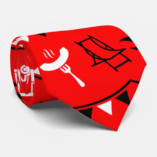 Caravan Camping Deco Krawatte (Gerollt)