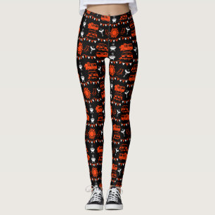 Caravan Camping Deco Leggings