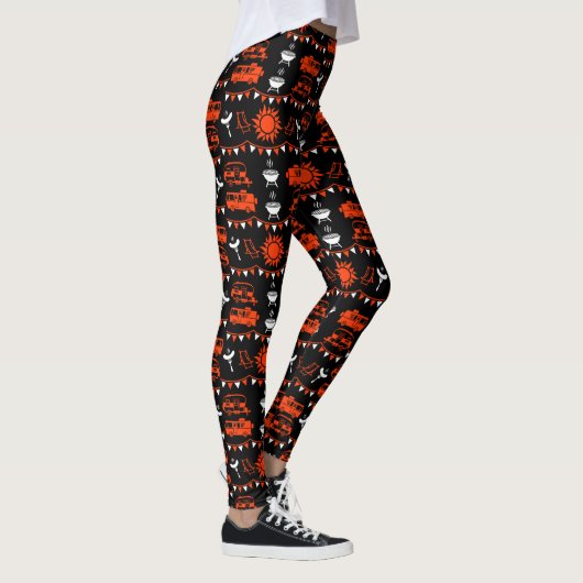 Caravan Camping Deco Leggings (Rechts)