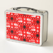 Caravan Camping Deco Metall Brotdose (Rückseite)